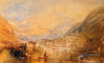 Brunnen du lac de Lucerne romantique paysage Joseph Mallord William Turner Peinture à l'huile